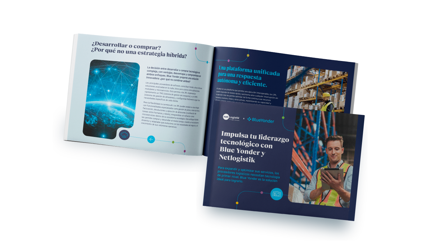 Impulsa tu liderazgo tecnológico con Blue Yonder y Netlogistik Impulsa tu liderazgo tecnológico con Blue Yonder y Netlogistik